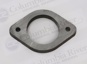 1.38" 2 Bolt Universal Exhaust Flange, 1/4", 304 Stainless