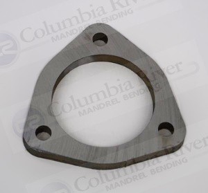 1.25" 3 Bolt Universal Exhaust Flange, 3/8", Stainless - Style 2
