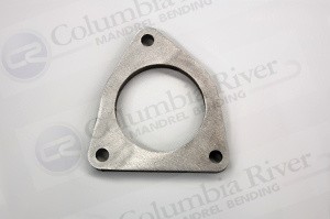 Mazda RX8 Downpipe Flange, 1/4" Mild Steel