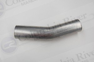 3.50" Aluminized Steel, 5.00" Radius, 18 Degree Mandrel Bend
