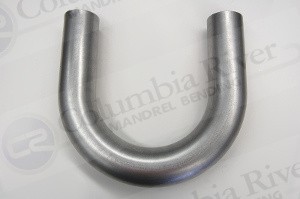 3.00" Aluminized Steel, 6.00" Radius, 180 Degree Mandrel Bend