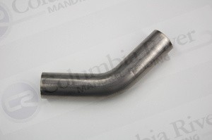 SCH 10, 1.50" 304 Stainless Pipe, 2.25" Radius, 45 Degree Mandrel Bend