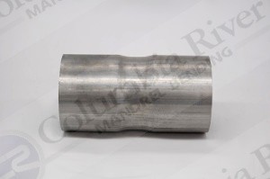 2.00" Double End Expansion, 304 Stainless, 16 Gauge, 4" Length