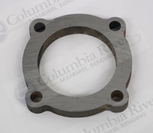 T3 Turbo Outlet Flange, 4 Bolt, 2.5" Outlet, 3/8", 304 Stainless
