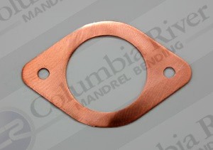 1.75" 2 Bolt Universal Exhaust Gasket, 0.043" Copper - Style 2