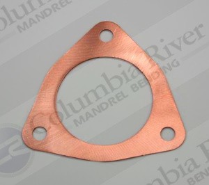 1.88" 3 Bolt Universal Exhaust Gasket, 0.043" Copper - Style 2