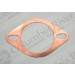 3.50" Slotted 2 Bolt Universal Exhaust Gasket, 0.043" Copper